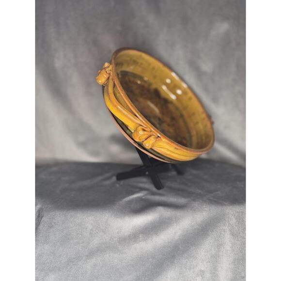 Vintage F.F. Griffi Corsica Dish – 10” Hand-Painted Plate, French Island Pottery - Picture 5 of 8